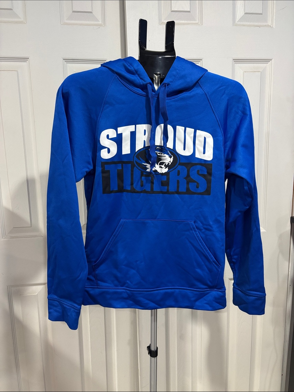 Jerzees Royal Blue Stroud Tigers Pullover Hoodie